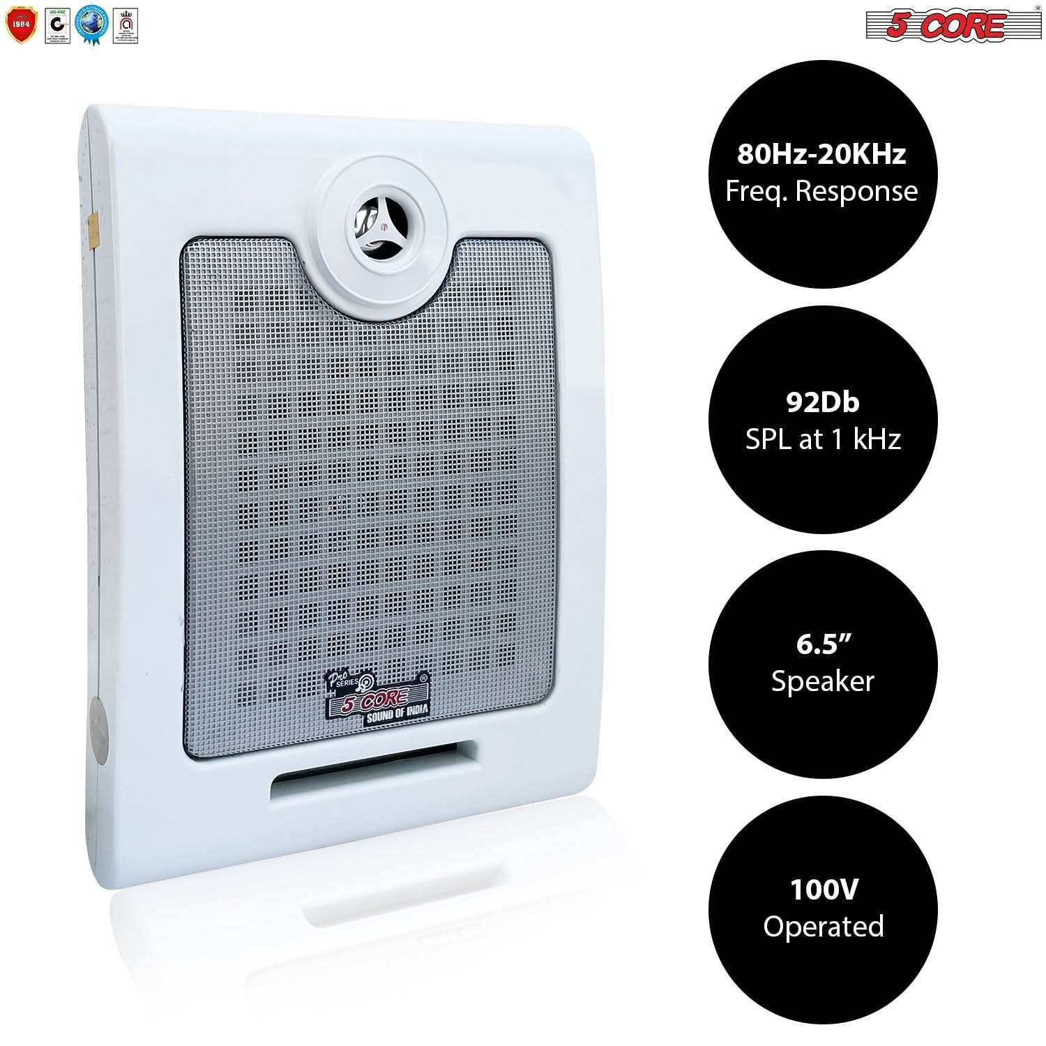 5Core Outdoor Wall Speakers High Performance Ceiling Mount Speaker 50W RMS, 4Ohms-1