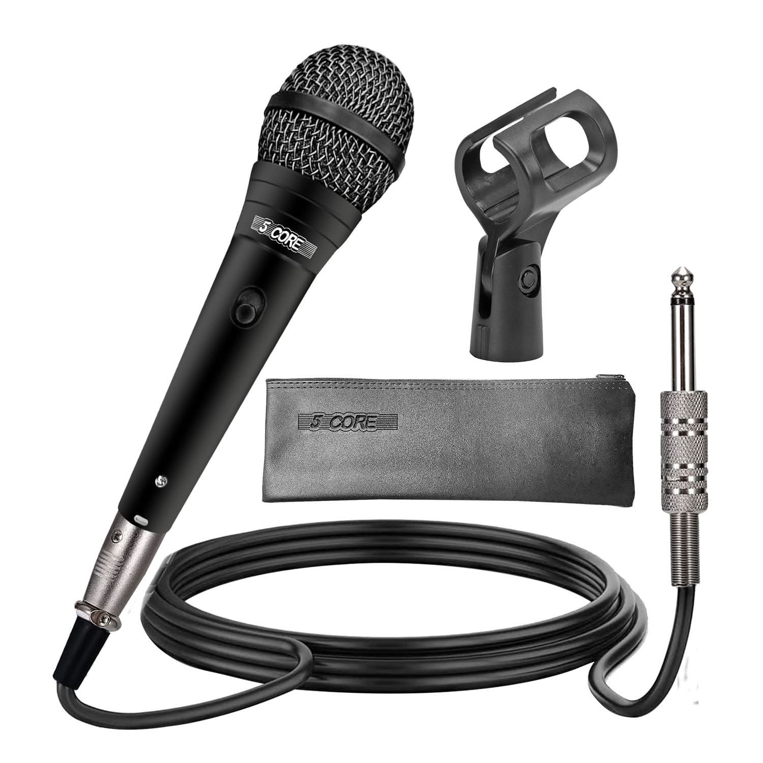 5Core XLR Microphone Dynamic Mic Karaoke Singing Studio Microfono Handheld Mics-0